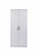 White Rebon wardrobe by sue-e furniture, showcasing a sleek modern wardrobe with clean lines and ample storage space.