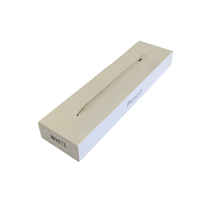 White Replacement Apple Pencil for 1st and 2nd generation tablets, shown with sleek design and smooth tip for precise input.