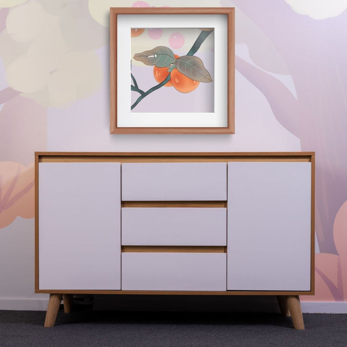 Vintage-style 'Retro' dining cabinet from sue-e furniture, featuring wood finish and storage drawers for kitchen or dining room.