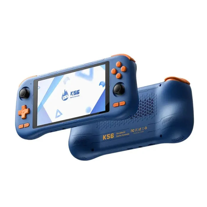 Habicare 9eight5 Retro Handheld Console with 5.5" touchscreen, Android 14, rechargeable battery, compact gaming device
