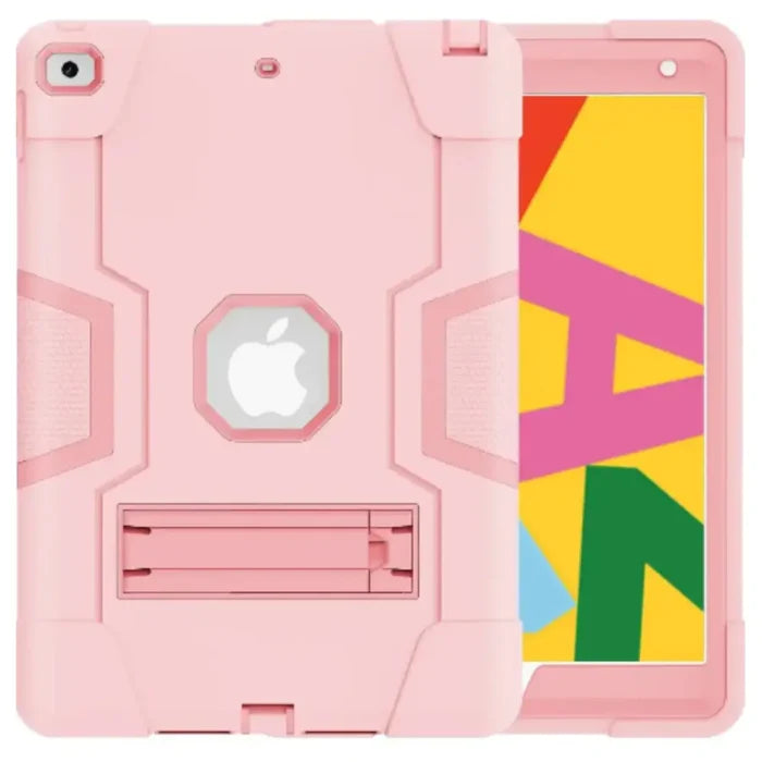 Habicare 9eight5 Rugged Case for iPad Series in rose gold, durable protective cover with textured finish