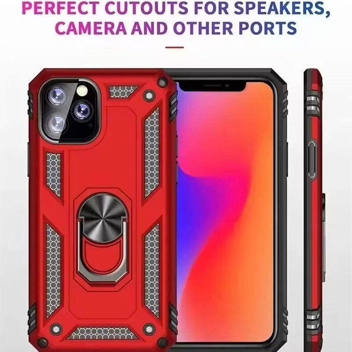 9eight5 rugged hard phone case for iPhone 11 in four colors, featuring durable protection and a sleek design.