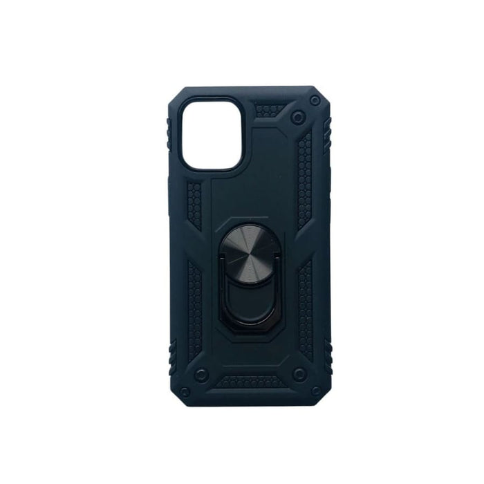 Black Rugged Case for iPhone 13 Mini (5.4”) by 9eight5, showing durable protective phone case with textured surface.