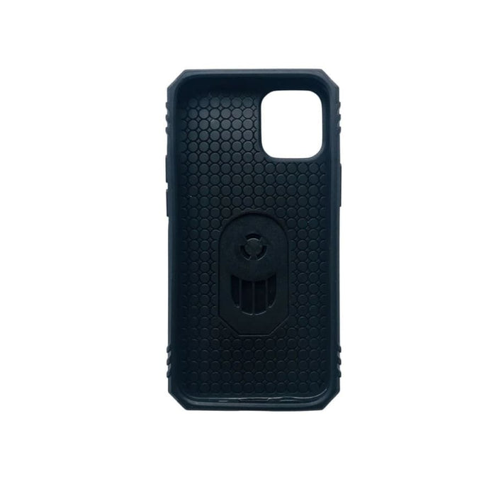 Black Rugged Case for iPhone 13 Mini (5.4”) by 9eight5, showing durable protective design with textured surface.