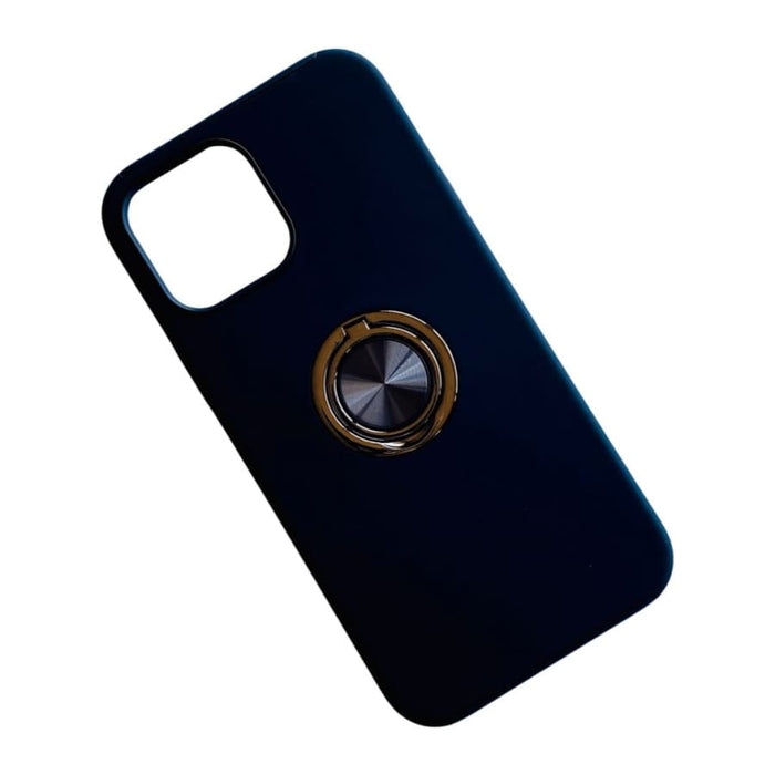 Black Rugged 9eight5 phone case for iPhone 13 Pro Max (6.7-inch), showing sturdy design with textured grip and precise cutouts.