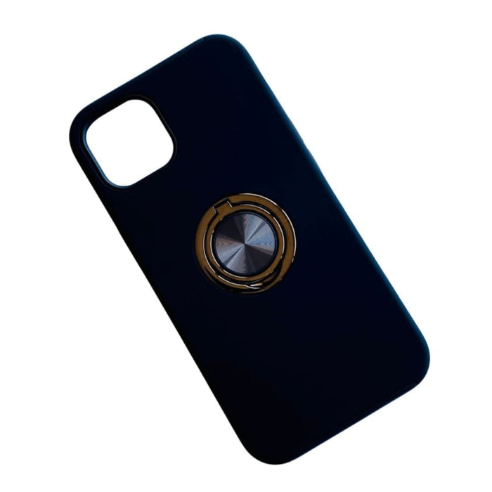Black 9eight5 Rugged Case for iPhone 13 and iPhone 13 Pro (6.1-inch) showing durable protective design and textured surface.