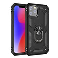 Black rugged case for iPhone 14 Plus (6.7”) by 9eight5, showing a protective, textured phone cover with reinforced edges.