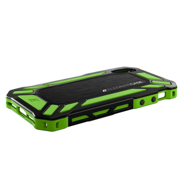Green Rugged Case for iPhone SE (3rd and 2nd Gen) by 9eight5, showing durable protective design and textured surface.