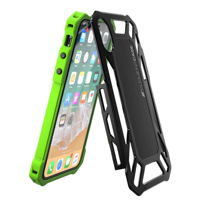 Green Rugged Phone Case for iPhone SE (3rd and 2nd Gen) by 9eight5, showing durable design and textured surface.