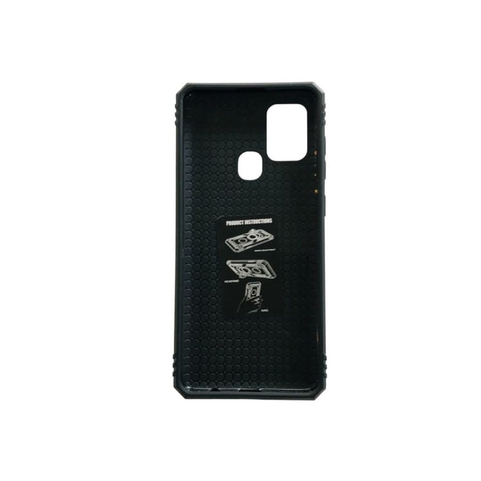 Durable Rugged Case for Samsung Galaxy A21s by 9eight5, featuring reinforced edges and textured grip for protection.