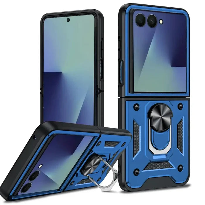 Habicare 9eight5 rugged military-grade cover for Samsung Galaxy Z Flip7, shown in one of the available colors.