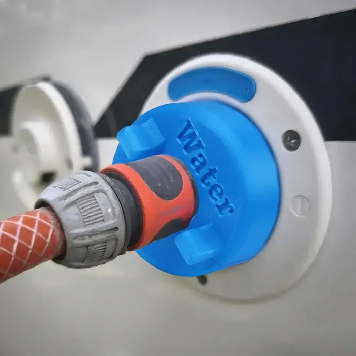 Habicare RV Freshwater Inlet Hose Adapter HBC for connecting hoses to RV water inlets, durable and easy to install.