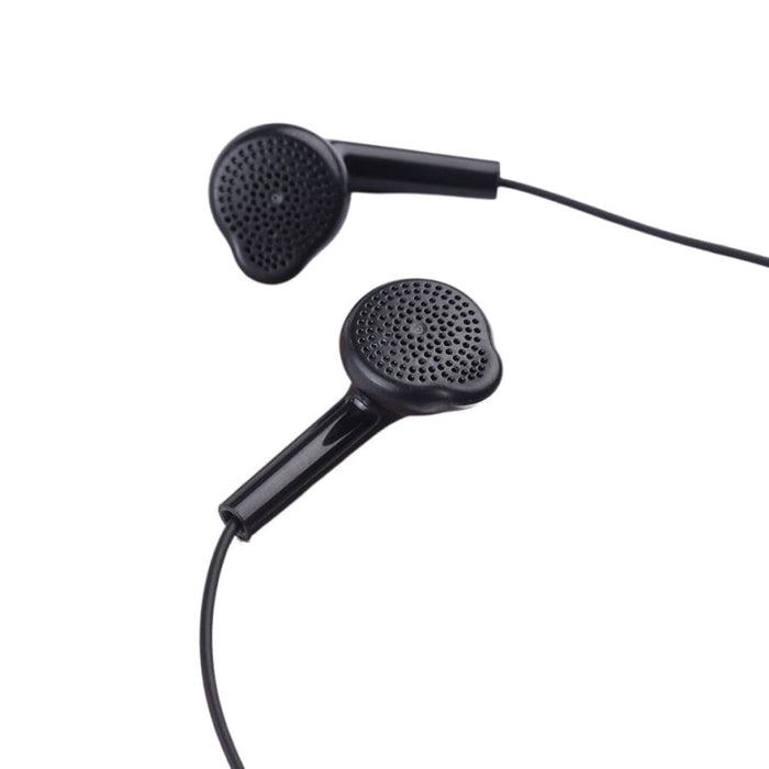 Wired Samsung earphones by 9eight5 with in-ear design and 3.5mm headphone jack for phones and tablets.