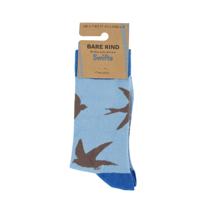 Barekind NZ Swift Bamboo Socks laid flat, showcasing their soft, eco-friendly bamboo fabric and comfortable knit design.