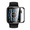 Set of five Habicare screen protectors for Apple Watch Series 8 45mm, designed to shield the watch display from scratches and impacts.