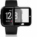 Fitbit Versa 1 watch screen protector by That Watch Shop, clear protective film covering the smartwatch screen.