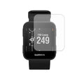 Garmin Approach S10 watch screen protector by That Watch Shop, clear protective film covering the watch face for scratch resistance.