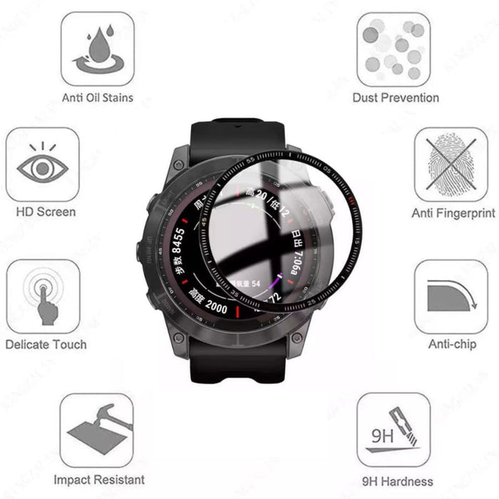 Garmin Fenix 6S/6S Pro smartwatch screen protector, clear protective film for watch face, durable and easy to apply.