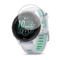 Clear screen protector for Garmin Forerunner 265S watch, designed to protect the watch screen from scratches and damage.