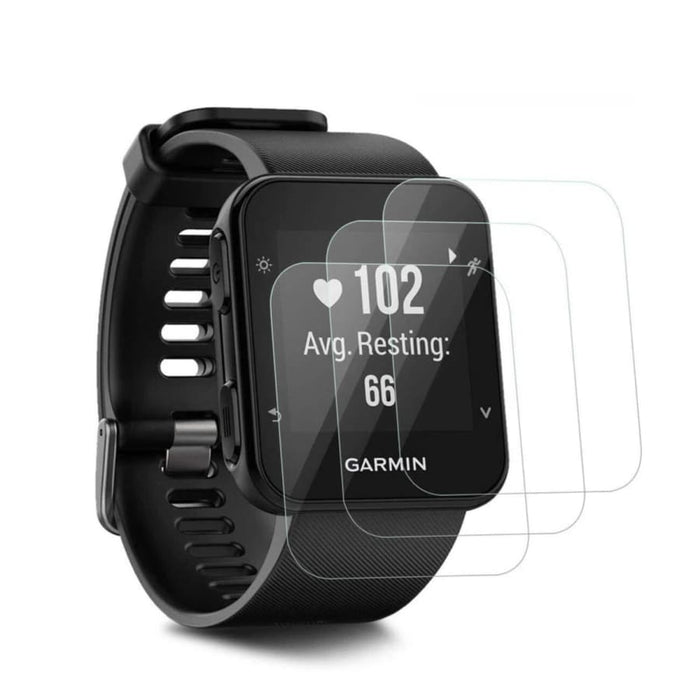 Garmin Forerunner 35 Series watch screen protector by That Watch Shop, clear protection for smartwatch screens.