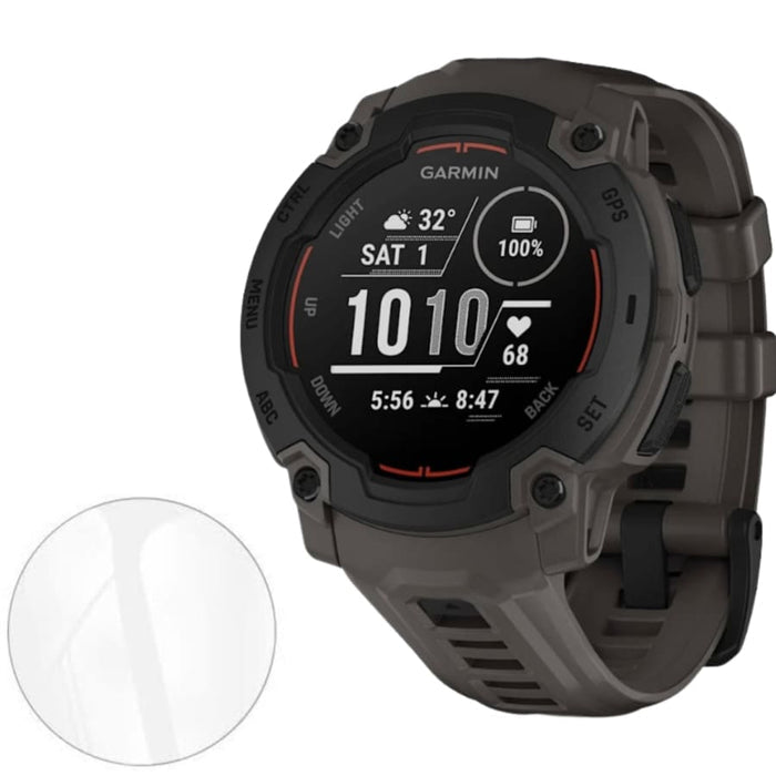 Rugged Garmin Instinct E 40mm watch screen protector by That Watch Shop, enhancing durability and scratch resistance for smartwatch display.