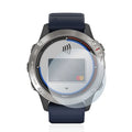 Pack of two Garmin Quatix 6 watch screen protectors, clear and durable protective covers for Garmin smartwatches.