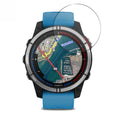 Pack of two Garmin Quatix 7 watch screen protectors, transparent and durable for smartwatch protection.