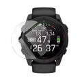 Pack of five Habicare Garmin Tactix 8 47mm watch screen protectors showing clear, protective film on watch display.
