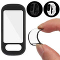 Black Garmin Vivosmart 5 screen protector for smartwatch, protecting the watch face from scratches and damage.