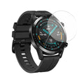 Huawei Watch GT 42mm screen protector by That Watch Shop, showing clear protective film on smartwatch screen.