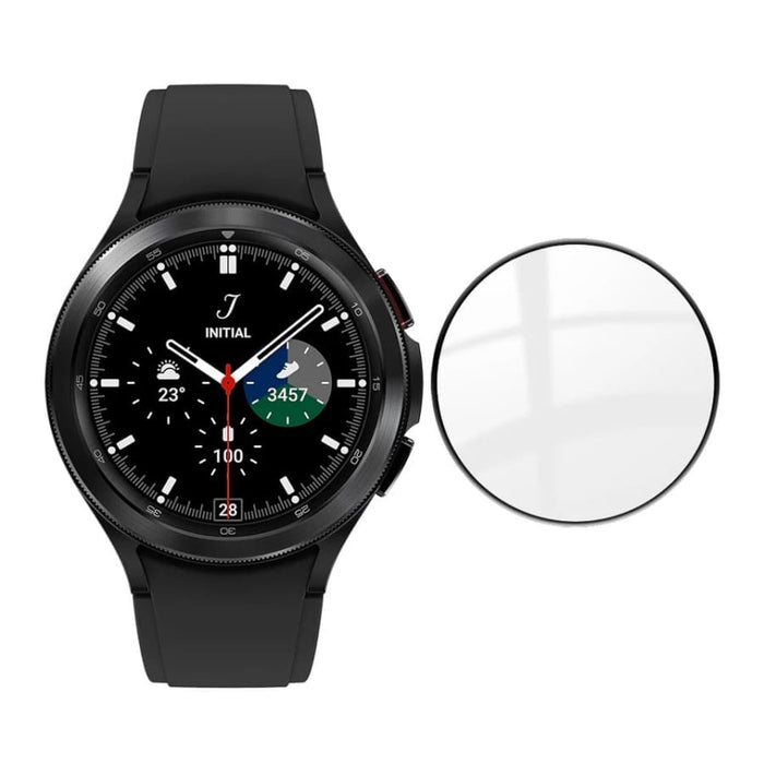 Samsung Galaxy Watch 3 41mm screen protector by That Watch Shop, showing a clear protective film on the watch face.