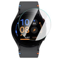Black screen protector for Samsung Galaxy Watch FE 40mm, designed to protect the circular smartwatch screen.