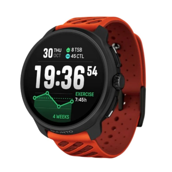 Clear screen protector for Suunto Race 2 (2025) watch case, designed to protect the watch screen from scratches and dust.