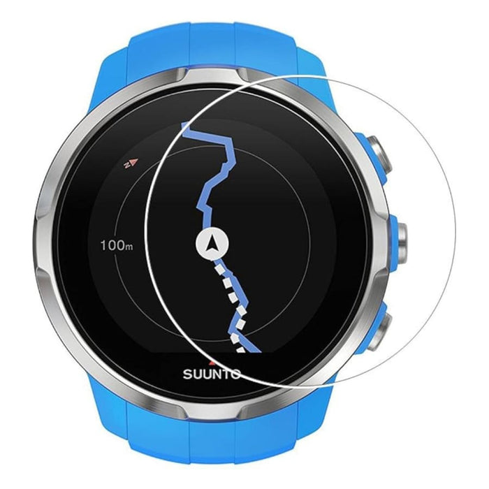 Two clear screen protectors for Suunto Spartan Sport watch, designed to shield and preserve the watch face.