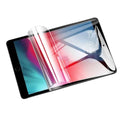 Set of two 9eight5 hydrogel screen protectors for iPad mini 6th gen, showing clear, thin overlays on the device screen.