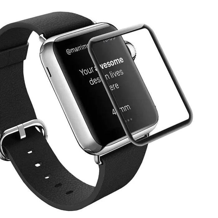 Habicare Apple Watch 1st gen 38mm screen protectors, pack of 5, clear protective films for smartwatch screens.
