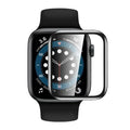 Set of five Habicare Apple Watch Series SE 2nd gen 40mm screen protectors protecting watch display from scratches and damage.
