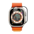 Set of five Habicare Apple Watch Ultra screen protectors showing clear, durable protective film for smartwatch screens.