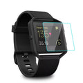 Black Fitbit Blaze screen protectors, pack of 2, designed for smartwatch display protection from That Watch Shop.