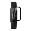 Black Fitbit Inspire 3 screen protectors from That Watch Shop, pack of 2, designed to shield the watch display from scratches.