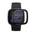 Pack of five Habicare Fitbit Versa 3 screen protectors, durable watch screen protectors for enhanced device protection.