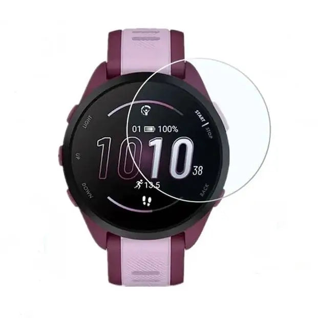 Habicare Garmin Forerunner 165 screen protectors, pack of 5, clear watch screen protectors for durable protection.