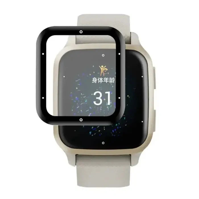 Habicare Garmin Venu Sq 2 Series screen protectors, pack of 5, clear watch screen protectors for device protection.