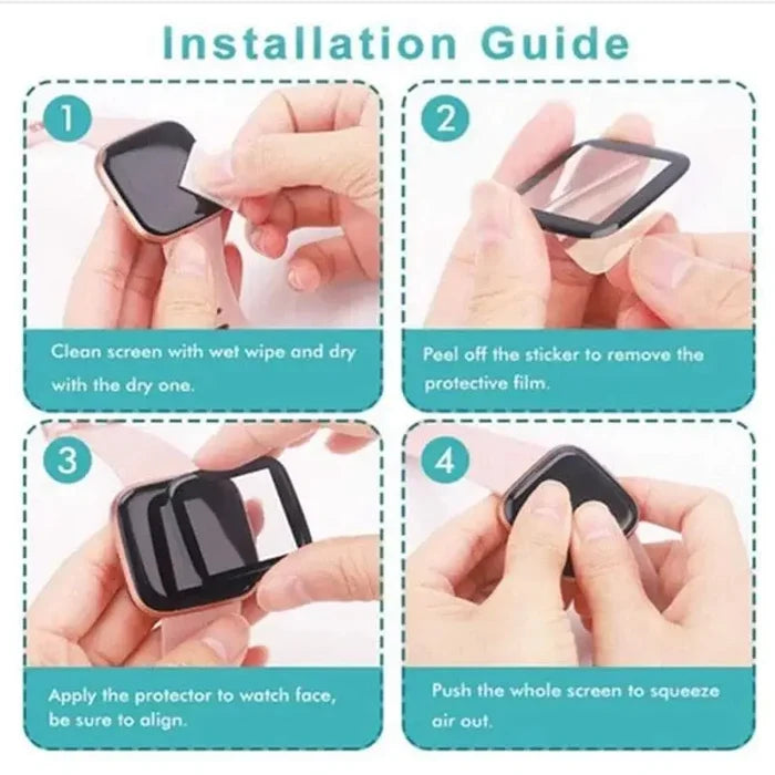 Pack of five Habicare screen protectors for Huawei Band 8 and Band 9 smartwatch, offering durable protection for your device screens.