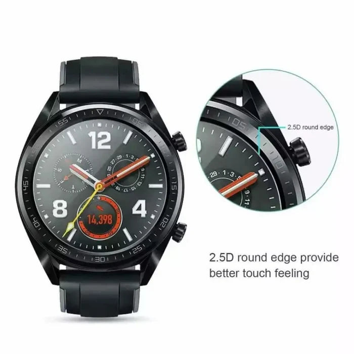 Habicare screen protectors for Huawei GT 2 46mm smartwatch, pack of 5, protective film for watch screen.
