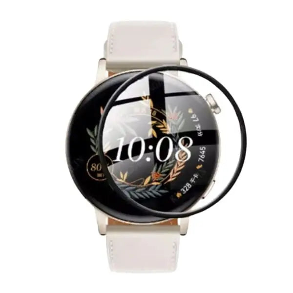 Habicare Huawei GT3 42mm watch screen protectors, pack of 5, clear and durable protective film for smartwatch screens.