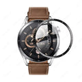 Set of five Habicare screen protectors for Huawei GT3 46mm smartwatch, providing durable protection for the watch display.