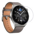 Pack of five Habicare screen protectors for Huawei GT3 Pro 46mm smartwatch, providing durable protection for the watch screen.