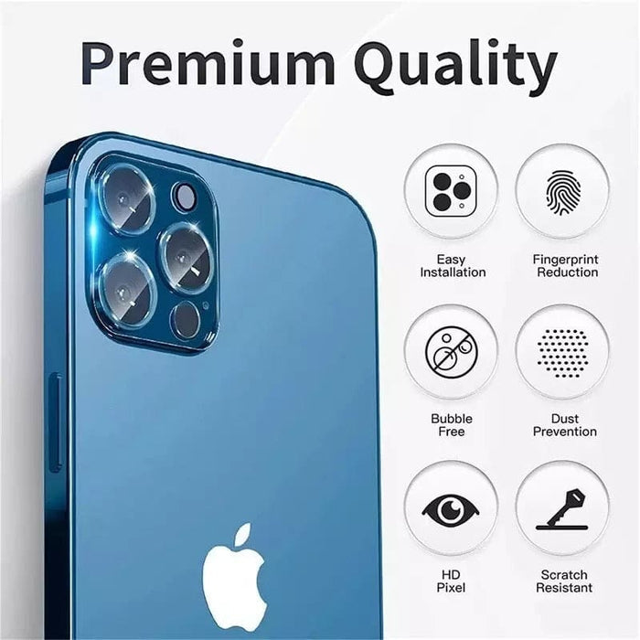 9eight5 iPhone 11 camera screen protectors, pack of 2, clear protective film designed to shield camera lenses from scratches and damage.
