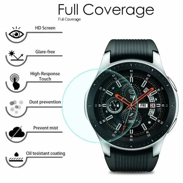 Habicare screen protectors for Samsung Galaxy Watch 4 40mm, pack of 5, clear protective film for watch screens.
